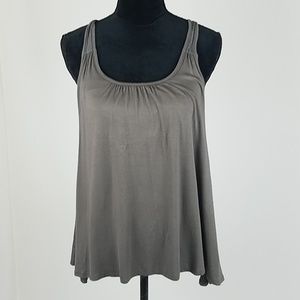 7 For All Mankind women S grey racerback tank top